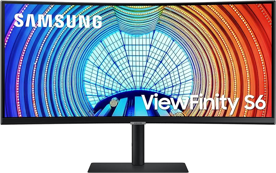 SAMSUNG Viewfinity S65UA Series 34-Inch Ultrawide QHD Curved Monitor, 100Hz, USB-C, HDR10 (1 Bill... | Amazon (US)