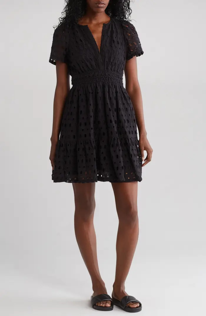 STITCHDROP Zion Eyelet Embroidered Dress | Nordstromrack | Nordstrom Rack