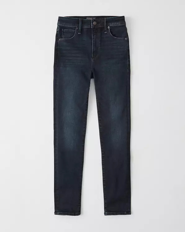 High Rise Super Skinny Ankle Jeans | Abercrombie & Fitch (US)