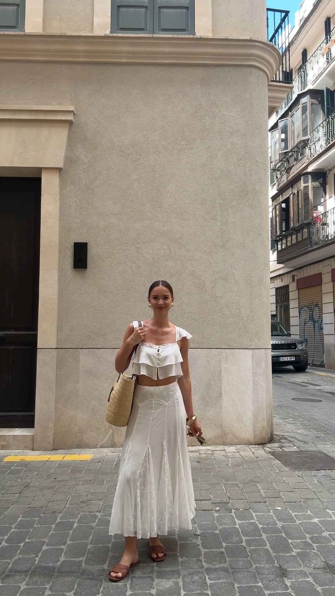 Summering in Palma 🤍 some holiday outfit inspo for you 

I wear size s in the top and XS in the skirt

#LTKeurope #LTKkleider #LTKsummer