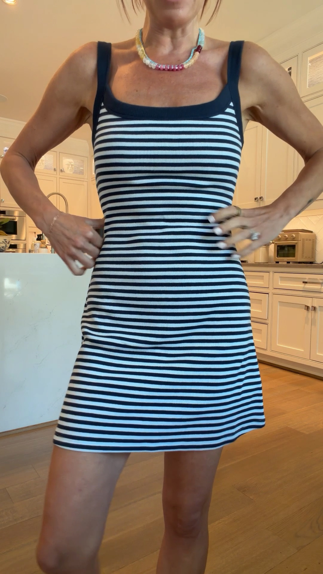 Abercrombie built-in bra dress = the easiest spring and summer outfit. This striped mini is flattering, supportive (no bra needed), and perfect for everyday wear, travel, or casual dinners. Lightweight, comfortable, and an easy throw-on-and-go piece you’ll reach for on repeat.

Abercrombie is currently 20–40% off, so I’m also linking more of my favorite Abercrombie dresses, matching sets, and everyday basics that are perfect for warm weather.

Keywords: Abercrombie dress, built in bra dress, spring dresses, summer outfits, casual mini dress, striped dress, easy outfit ideas, vacation outfits, everyday style

@abercrombie 

#LTKootd #LTKSaleAlert #LTKPetite