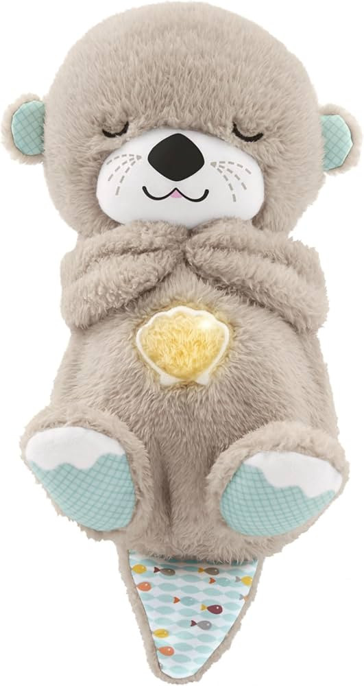 Fisher-Price Schlummer Otter Kuscheltier mit Atembewegung und Musik, Baby Erstausstattung, Neugeb... | Amazon (DE)