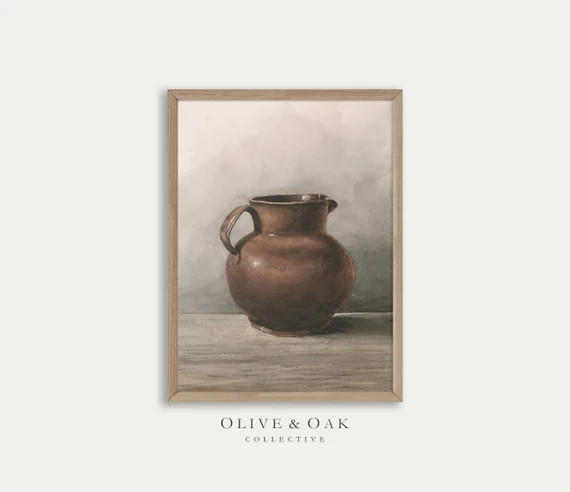 Kitchen Still Life Print / Pitcher Painting PRINTABLE / | Etsy | Etsy (US)