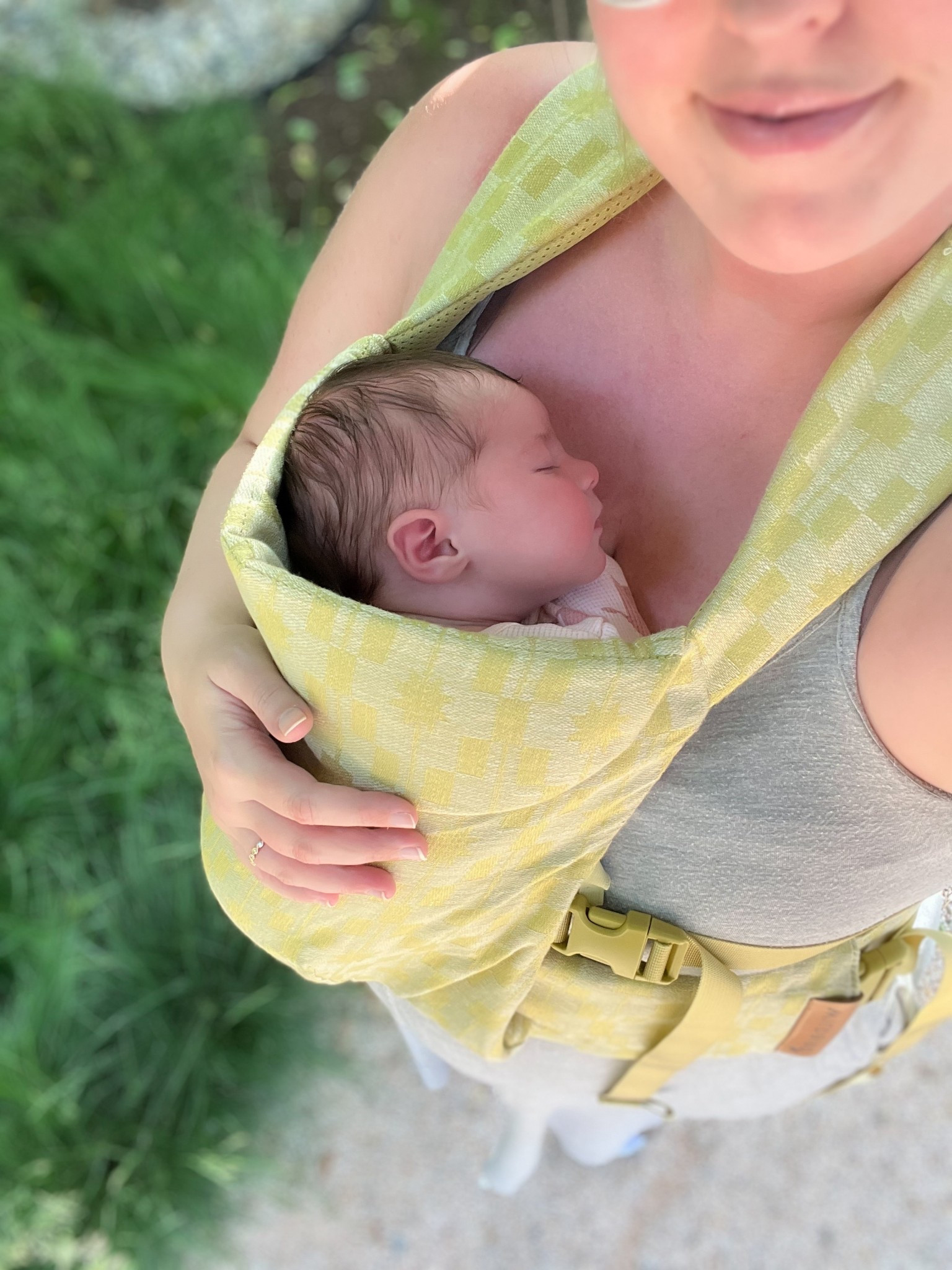 Contact naps in our Wildbird carrier ✨

#LTKBaby