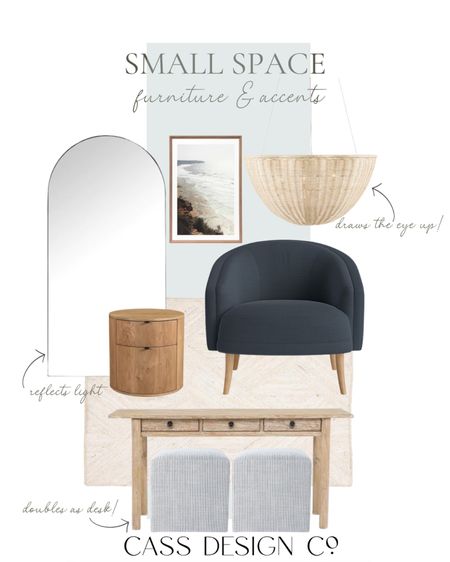 Small space furniture and decor