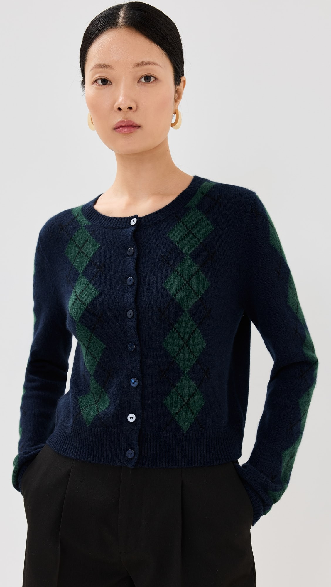 Clara Cashmere Crew Cardigan | Shopbop