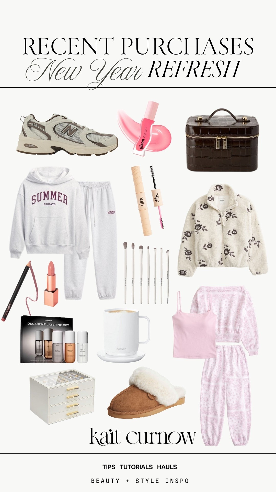 Recent purchases to kick off the new year 🤍👏🏼✨👟

#LTKselfcare #LTKFindsUnder100 #LTKBeauty