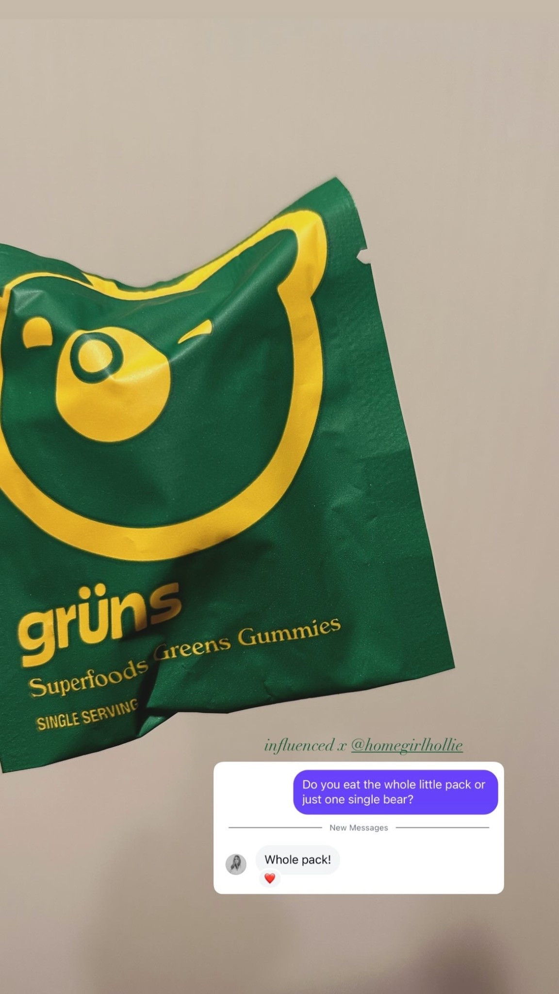 Gruns to cure the bloat and get the greens !  

#LTKdayinmylife #LTKActive #LTKmorningroutine