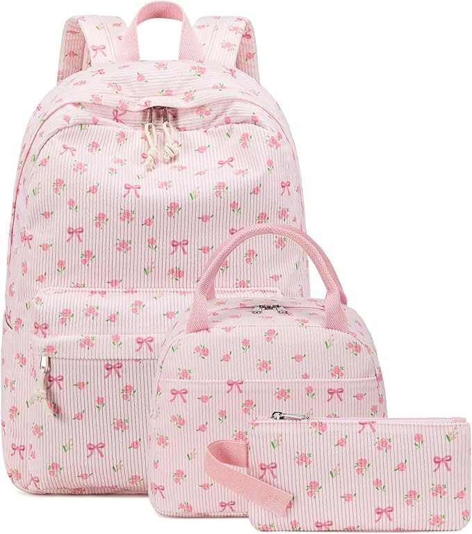 BTOOP School Backpacks for Teen Girls Bookbags Lightweight Kids Backpack School Bags Set with Lun... | Amazon (US)