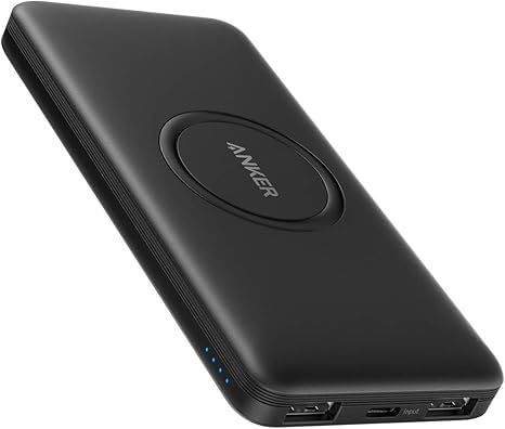 Anker Wireless Power Bank, PowerCore 10,000mAh Portable Charger with USB-C (Input Only), External... | Amazon (US)