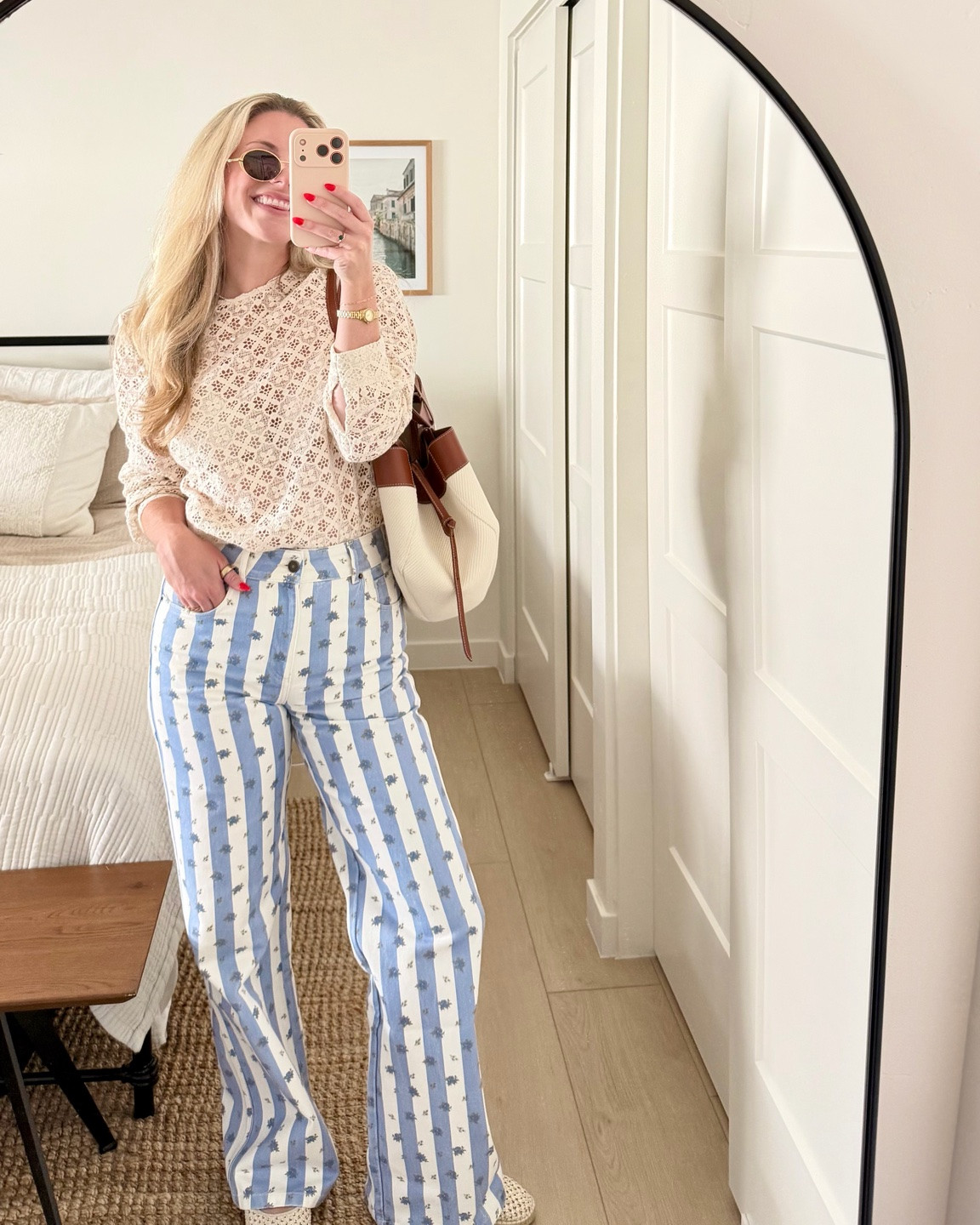 summer uniform from sezane!

can’t stop won’t stop reaching for these super chic blue and white jeans. the jesse top is also perfection for those overcast morning or sunset walkies 🤍💫 

everything linked 🫶🏻

#LTKootd #LTKdayinmylife #LTKSeasonal
