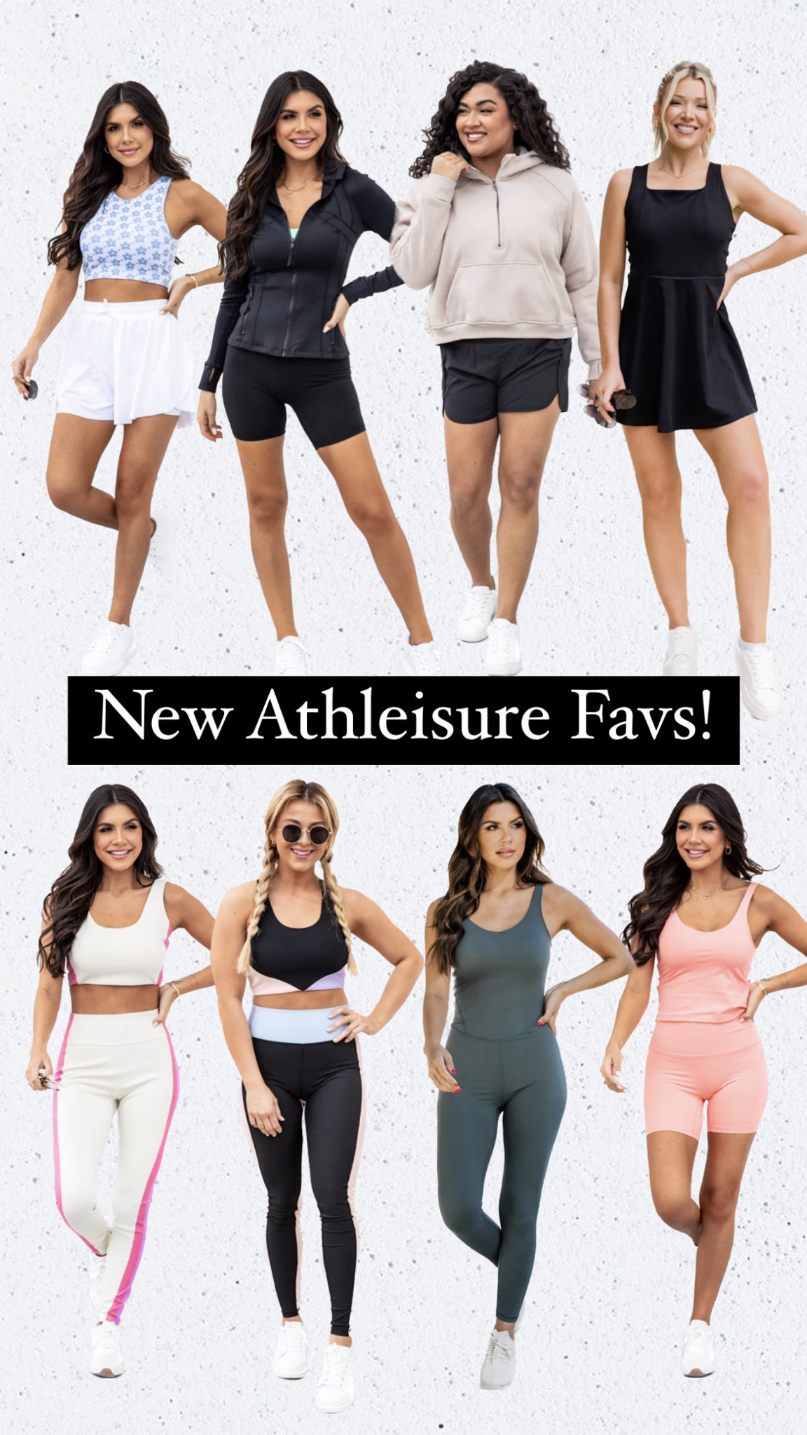 New athleisure styles from Pink Lily! Loving the fun sets, athletic dresses and one pieces. The athleisure dress would be perfect as a travel outfit!

#LTKunder50 #LTKSeasonal #LTKfit