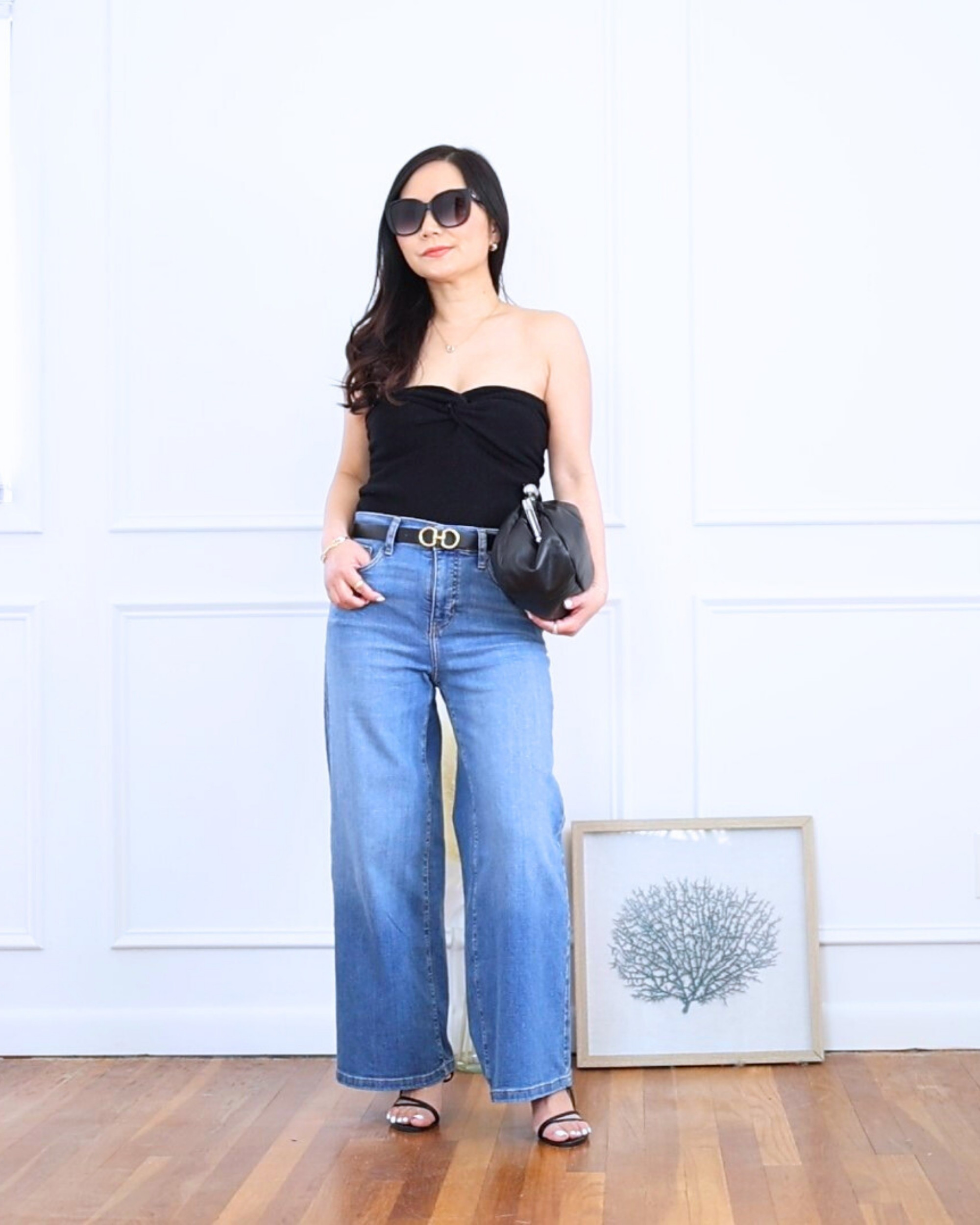 This tube knit top from Amazon is surprisingly comfy and stays in place all day. Paired it with wide leg jeans, heeled sandals, and a clutch for a simple but elevated look. I’m 5’2, wearing size S.

#LTKPetite #LTKStyleTip #LTKOver40