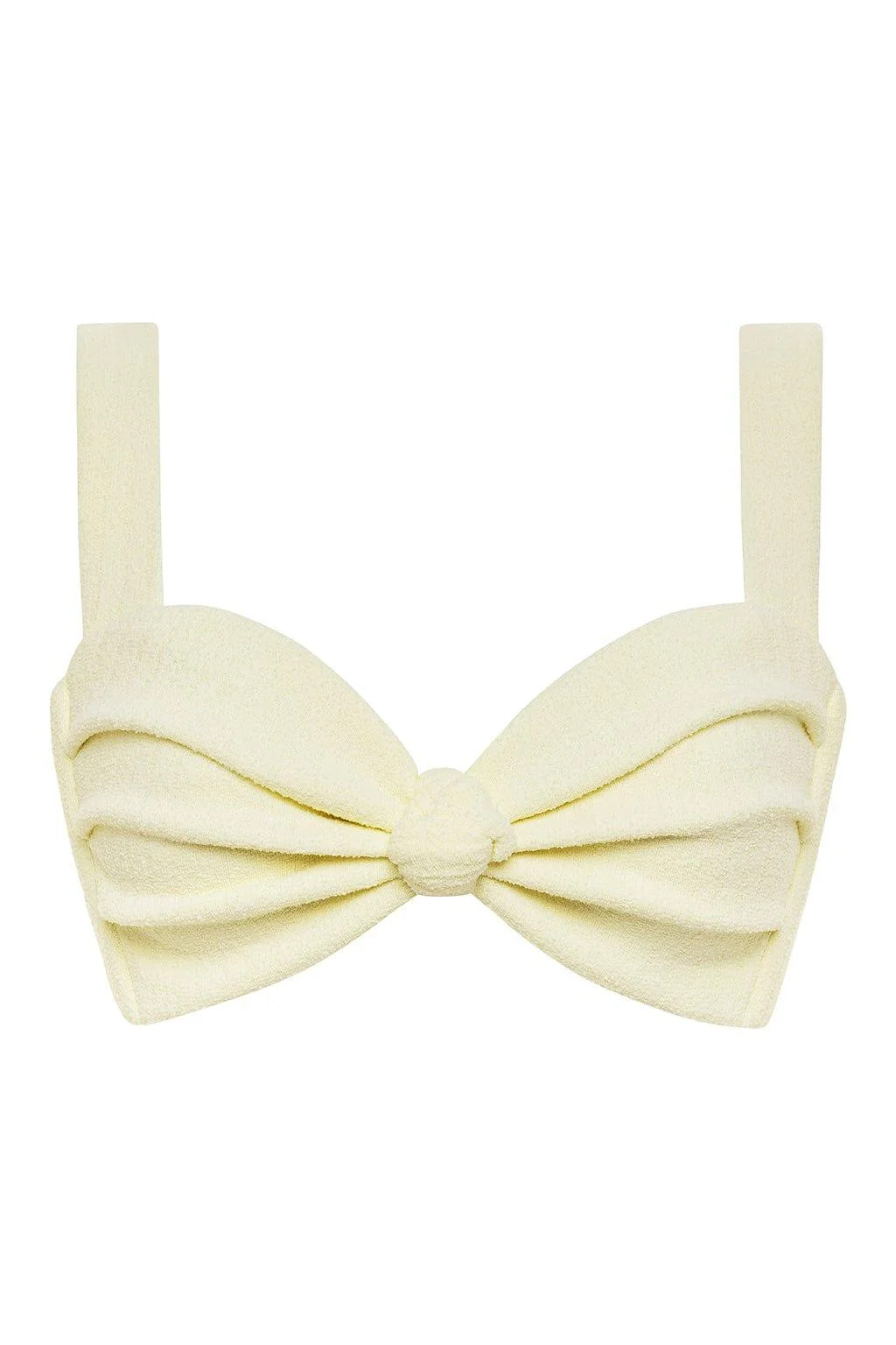 Buttercream Rib Hayden Bikini Top | Montce