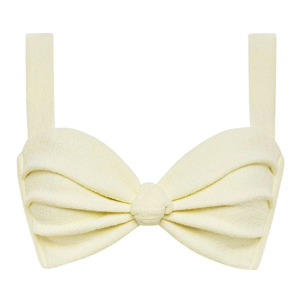 Buttercream Rib Hayden Bikini Top | Montce