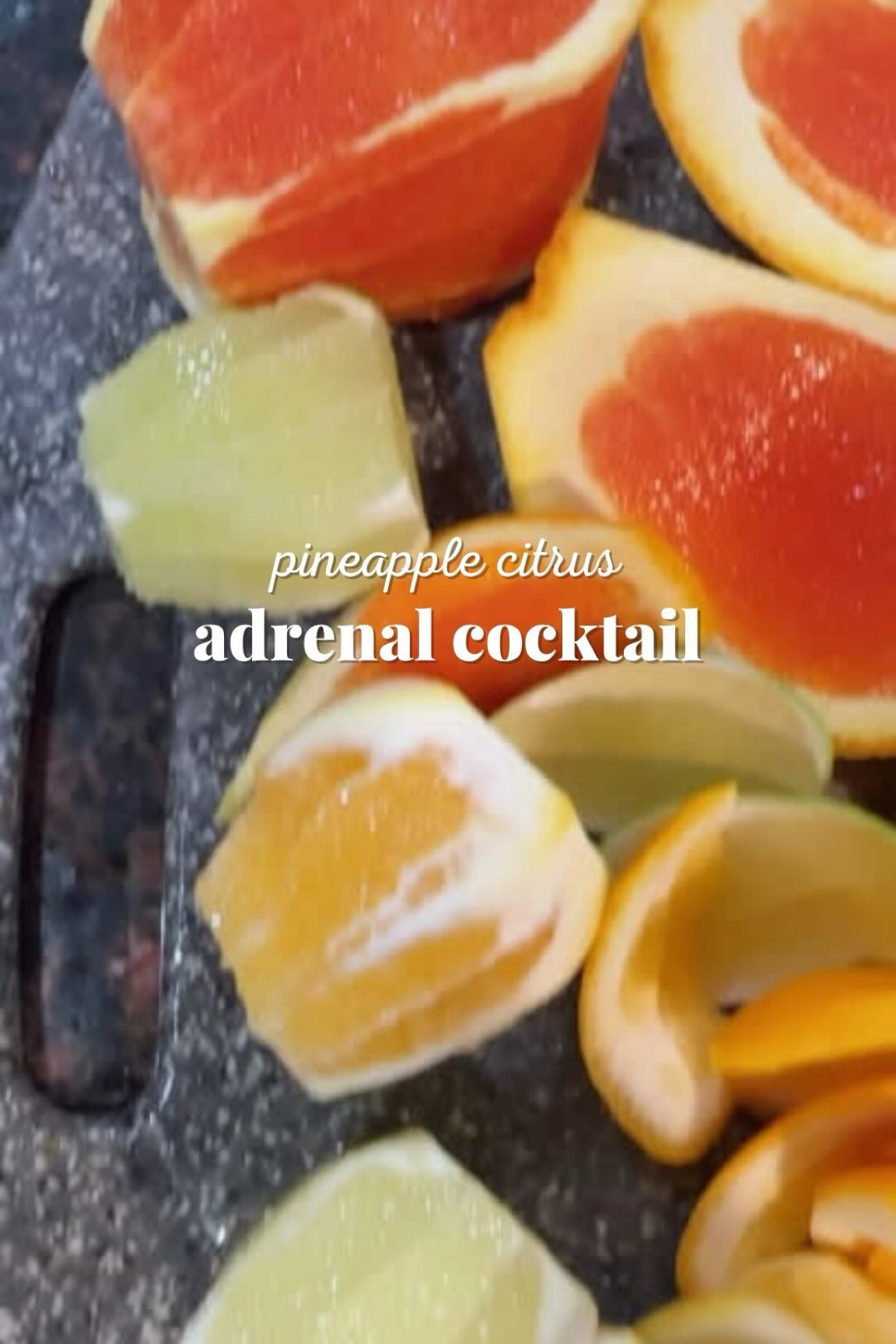 My recovery from adrenal fatigue was not easy. It was, however, the best thing i ever could have done for my hormones, my emotions, and my relationships!

Whenever I see a new twist on my beloved adrenal cocktail I have to give it a shot. This one was inspired by @nourished_and_whole. You don’t have to say pineapple to me twice!

For mine I juiced a pineapple, cara cara orange, meyer lemon, lime and a lemon in my @nutribullet juicer.

Then I added a pinch of celtic sea salt and cream of tartar. I added some ice to my mason jar, filled about half way with the juice and topped it off with coconut water. It’s perfect!

Have you tried adrenal cocktails? Drop your thoughts in the chat below.

hormonal balance | stress relief | cortisol
