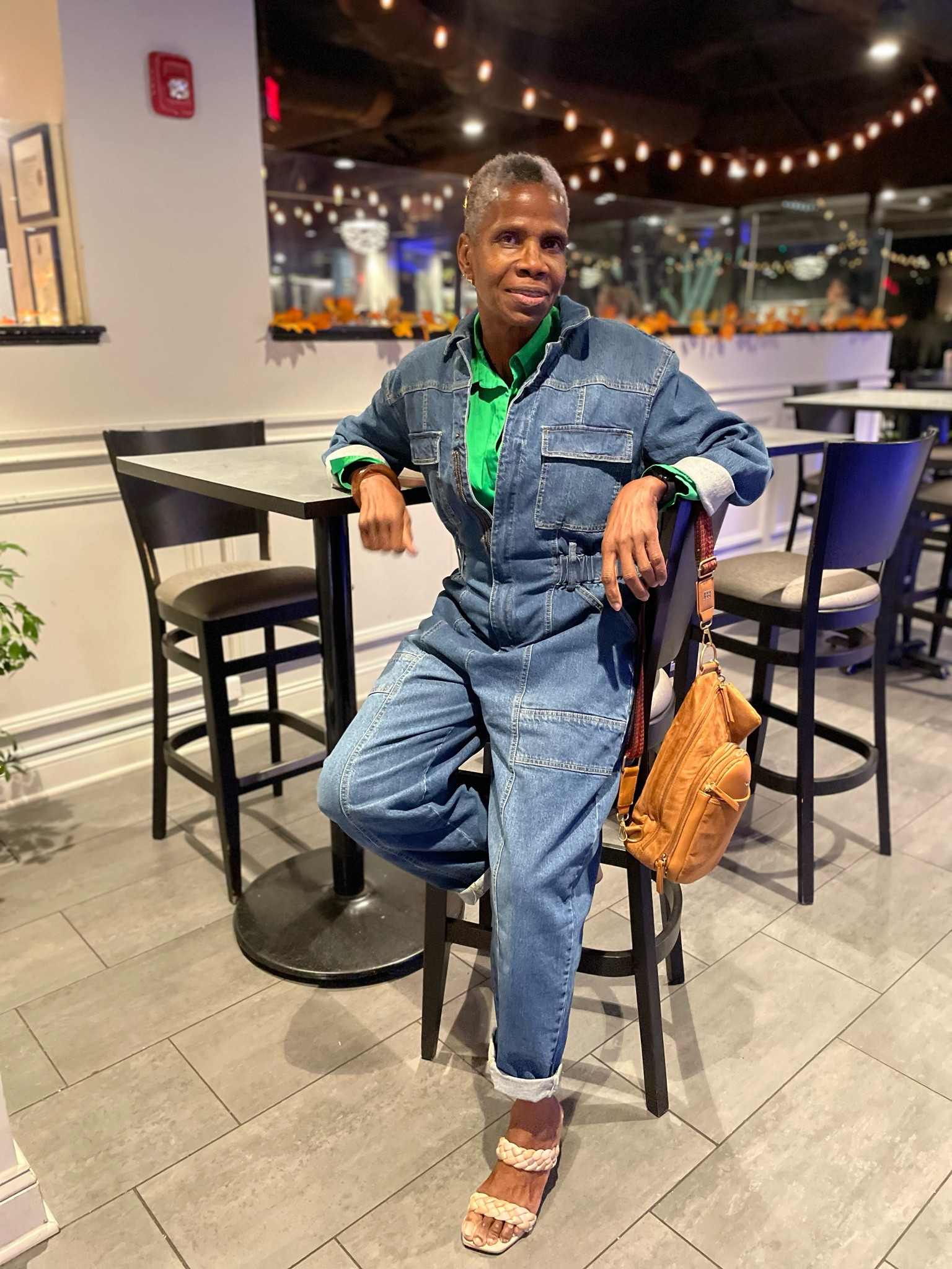 LITTLEBIG 22ss Denim Coveralls ブラック LITTLEBIG Denim Coveralls デニムカバーオール