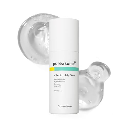 Dr.ninteen V.Peptox Jelly Tonerㅣ13 Peptides 25,000ppm + 10 Hyaluronic Acid(HA) + ExosomeㅣEssence Toner for Pore Tightening & CoolingㅣK-Skincare (5.07 fl.oz.) | Amazon (US)