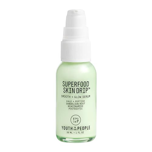 Youth To The People Superfood Skin Drip Face Serum (1 fl oz), Strengthens Skin Barrier + Evens Skin Tone, 5% Niacinamide, Kale, Peptides, Ceramides, Boosts Glow, Vegan | Amazon (US)