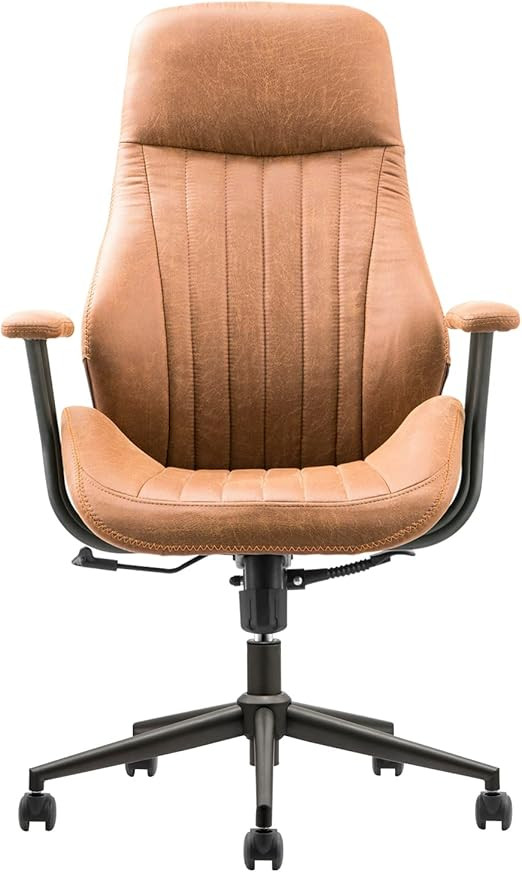 ovios Computer Office Chair,Modern Ergonomic Desk Chair,high Back Suede Fabric Desk Chair with Lu... | Amazon (US)