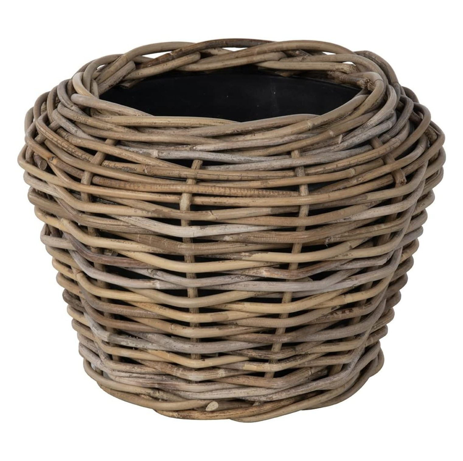 Rattan Kobo Indoor & Outdoor Planter Basket with Plastic Pot, X-Small, 1 Gallon Soil Capacity - W... | Walmart (US)