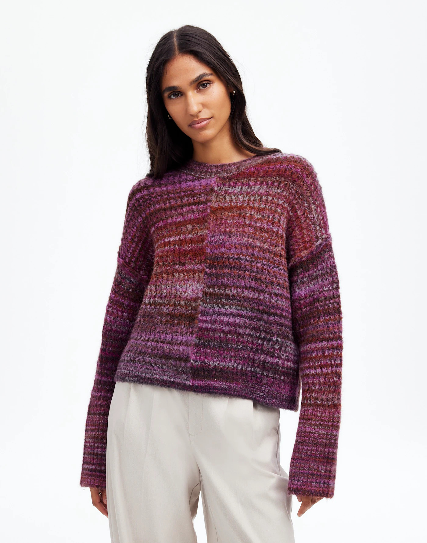 Space-Dyed Crewneck Sweater | Madewell | Madewell