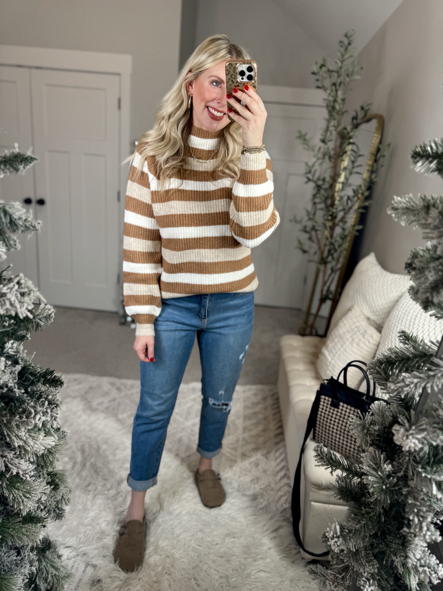 Weekend Walmart wins try on 
Striped sweater- medium 

#LTKfindsunder50 #LTKSeasonal