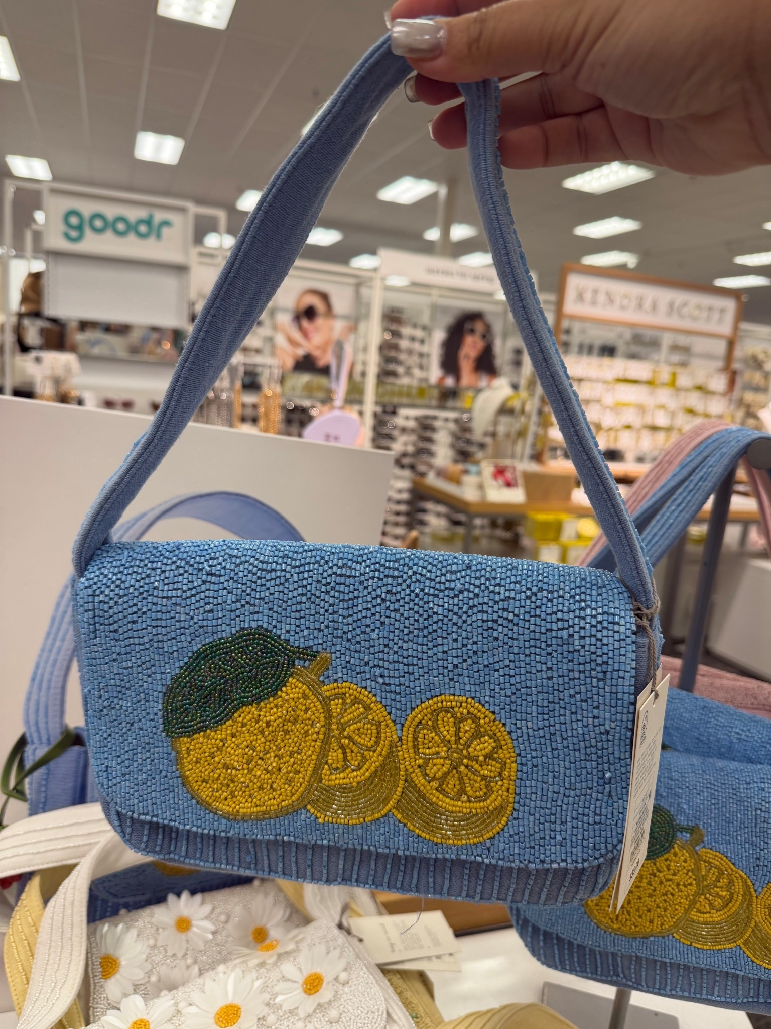 &35 lemon purse that’s so adorable and it’s beaded. 

#LTKSeasonal #LTKootd #LTKdayinmylife