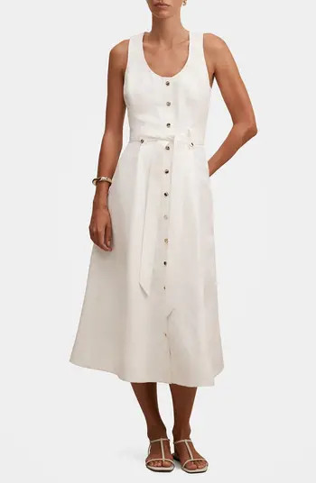 Priscilla Button Down Midi Dress | Nordstrom