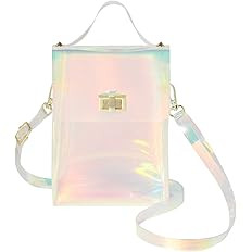 MINICAT Clear Small Crossbody Bags Stadium Approved Cell Phone Jelly Purse Shoulder Bag For Women | Amazon (US)