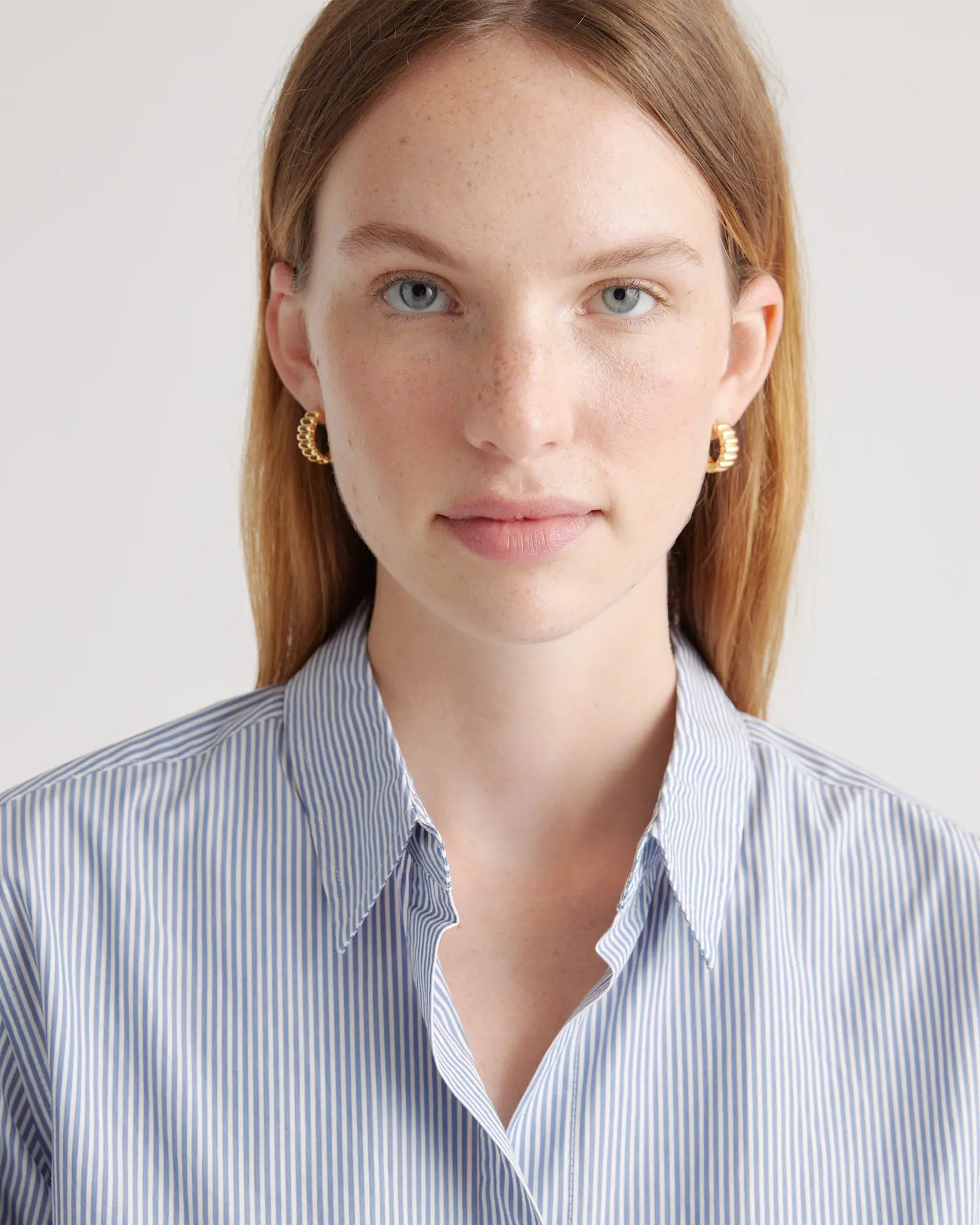 100% Organic Cotton Poplin Long Sleeve Shirt | Quince