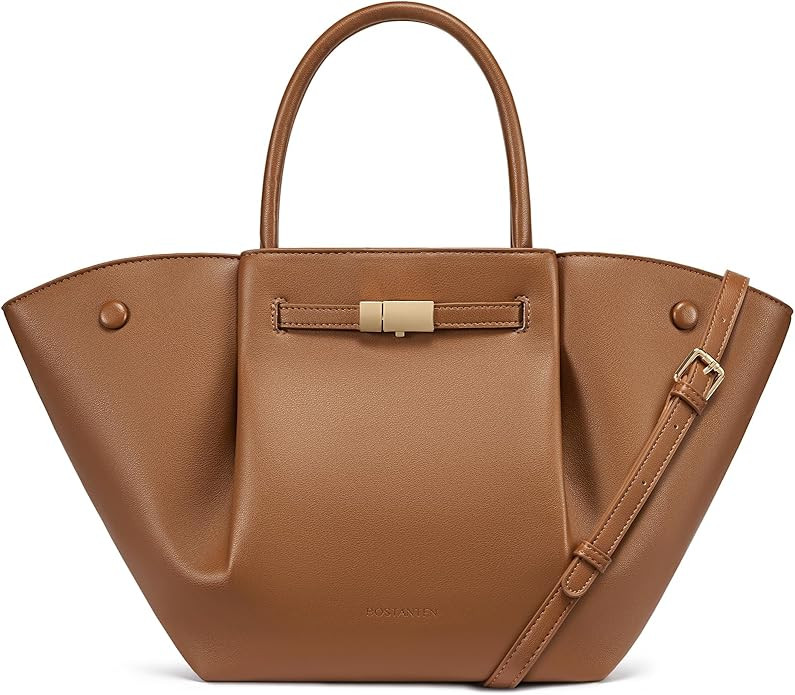 BOSTANTEN Large Tote Bags for Women Designer Top Handle Satchel with Magnetic Crossbody purse Han... | Amazon (US)