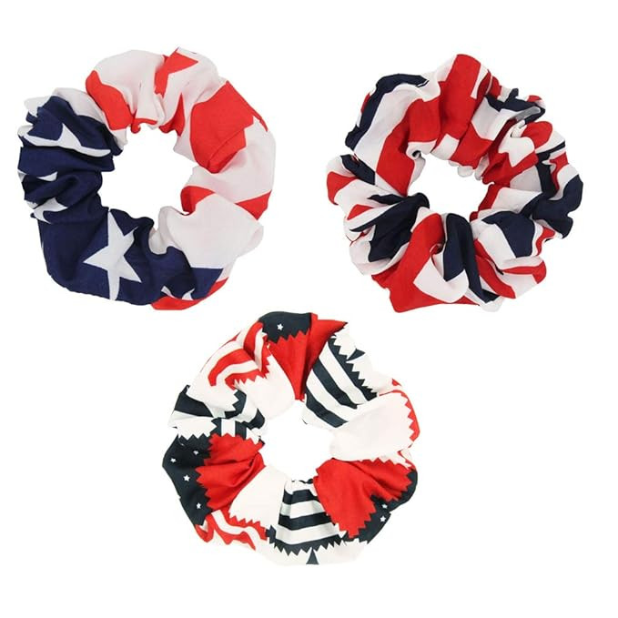 BinaryABC Patriotic 4th of July Hair Bands Hair Ties Ropes, Independence Day Fourth of July Natio... | Amazon (US)