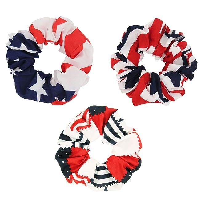 BinaryABC Patriotic 4th of July Hair Bands Hair Ties Ropes, Independence Day Fourth of July Natio... | Amazon (US)