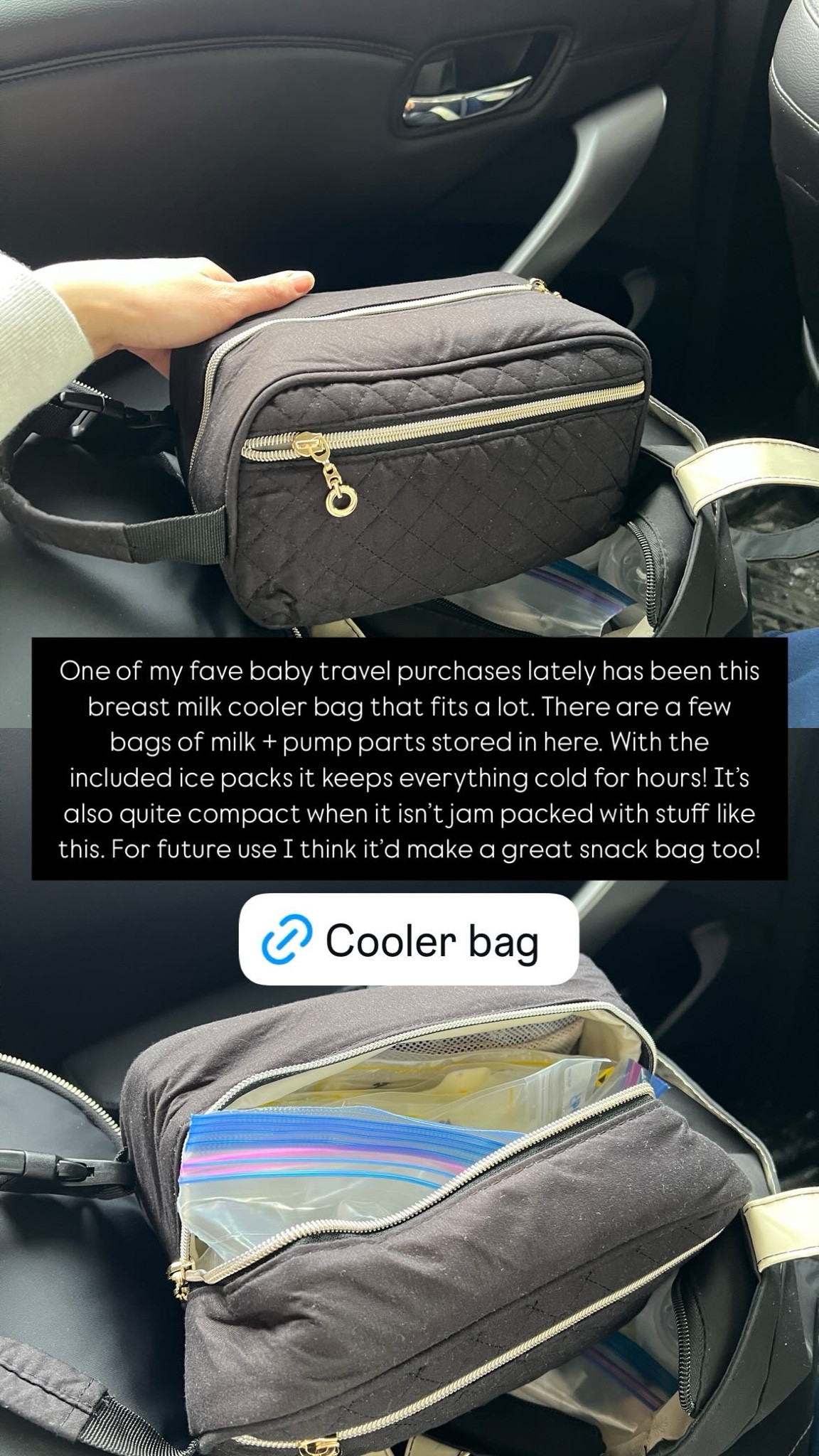 Love this travel cooler bag used to store bags of breast milk + pump parts. It’s compact and looks pretty too!

#LTKMostLoved #LTKFindsUnder50 #LTKBaby