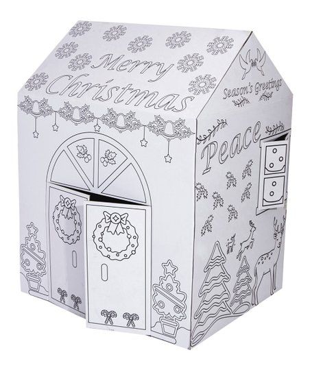 ColorJo Joy To The World Color Your Own Playhouse | Zulily