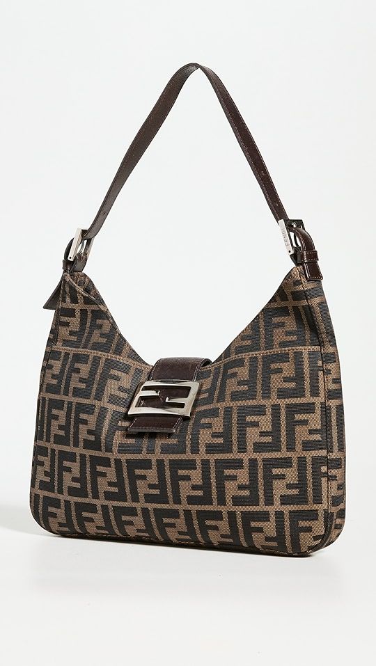 Fendi Brown Zucca Shoulder Bag | Shopbop