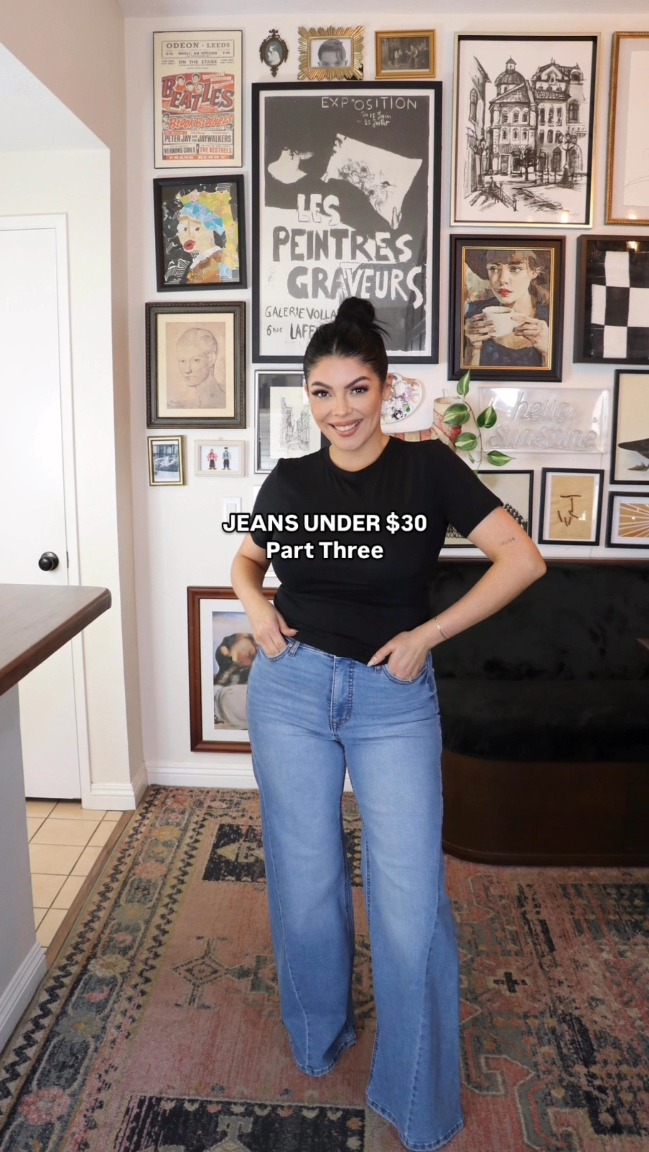 BUY OR BYE? 15 pairs of jeans under $40 
Part 3️⃣ of 3️⃣ WHAT STYLE OF JEANS DO YOU LIKE THE MOST?? 
Comment JEANS and I’ll send you a list of links! 
#bestjeans #jeans #tryon #walmartfashion #walmart #midsize #ootd #outfitideas 

#LTKFindsUnder50 #LTKWatchNow #LTKOver40