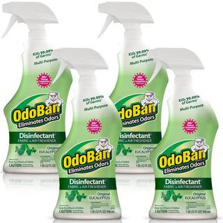 32 oz. Eucalyptus Multi-Purpose Disinfectant Spray, Odor Eliminator, Sanitizer, Fabric Freshener, Mold Control (4-Pack) | The Home Depot