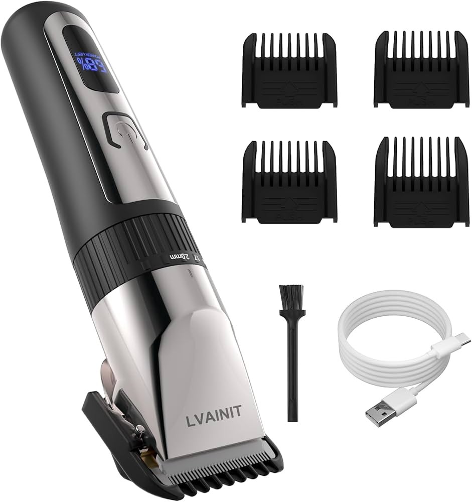 Hair Clippers for Men, Cordless LCD Rechargeable Hair Trimmer Beard Trimmer for Men, Men's Groomi... | Amazon (US)