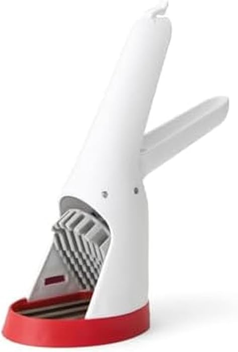 Chef'n Hand-Held Slicer Strawberry Slicester, Updated Design, Cherry/Meringue (102-712-400) | Amazon (US)