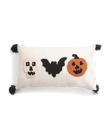 14x24 French Knot Halloween Friends Pillow | TJ Maxx