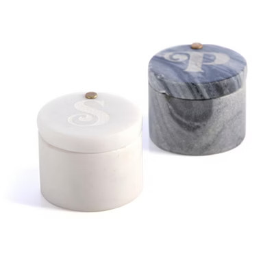 Salt and Pepper Swivel-Top Marble Jars | Target