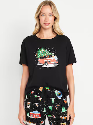 Matching Holiday-Graphic T-Shirt for Women | Old Navy (US)