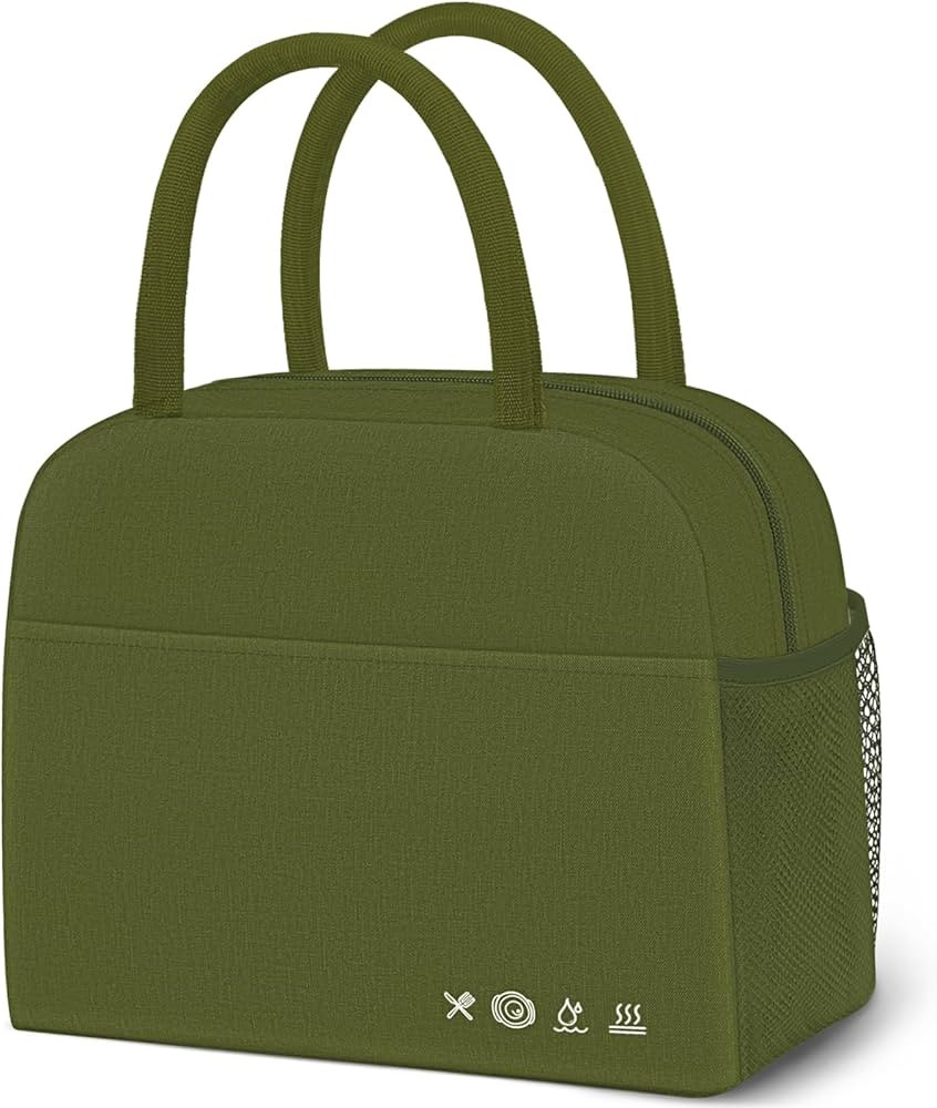 DALINDA Lunch Bag Women,Lunch Box for Women Men Reusable Insulated Lunch Tote Bag High Capacity f... | Amazon (US)