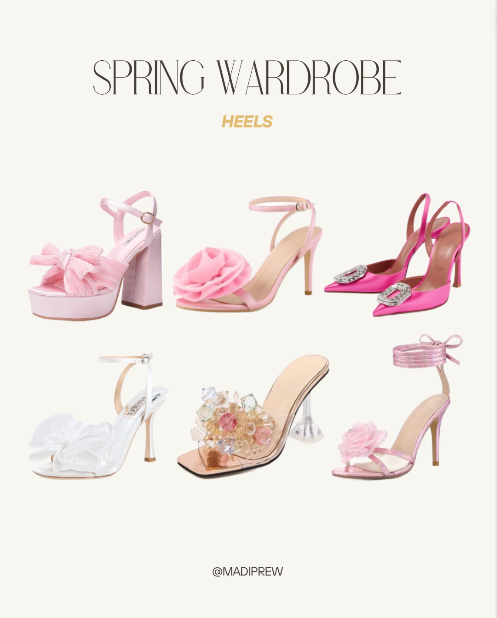 Spring Wardrobe: Heels 

#LTKSeasonal #LTKSpringSale #LTKsalealert