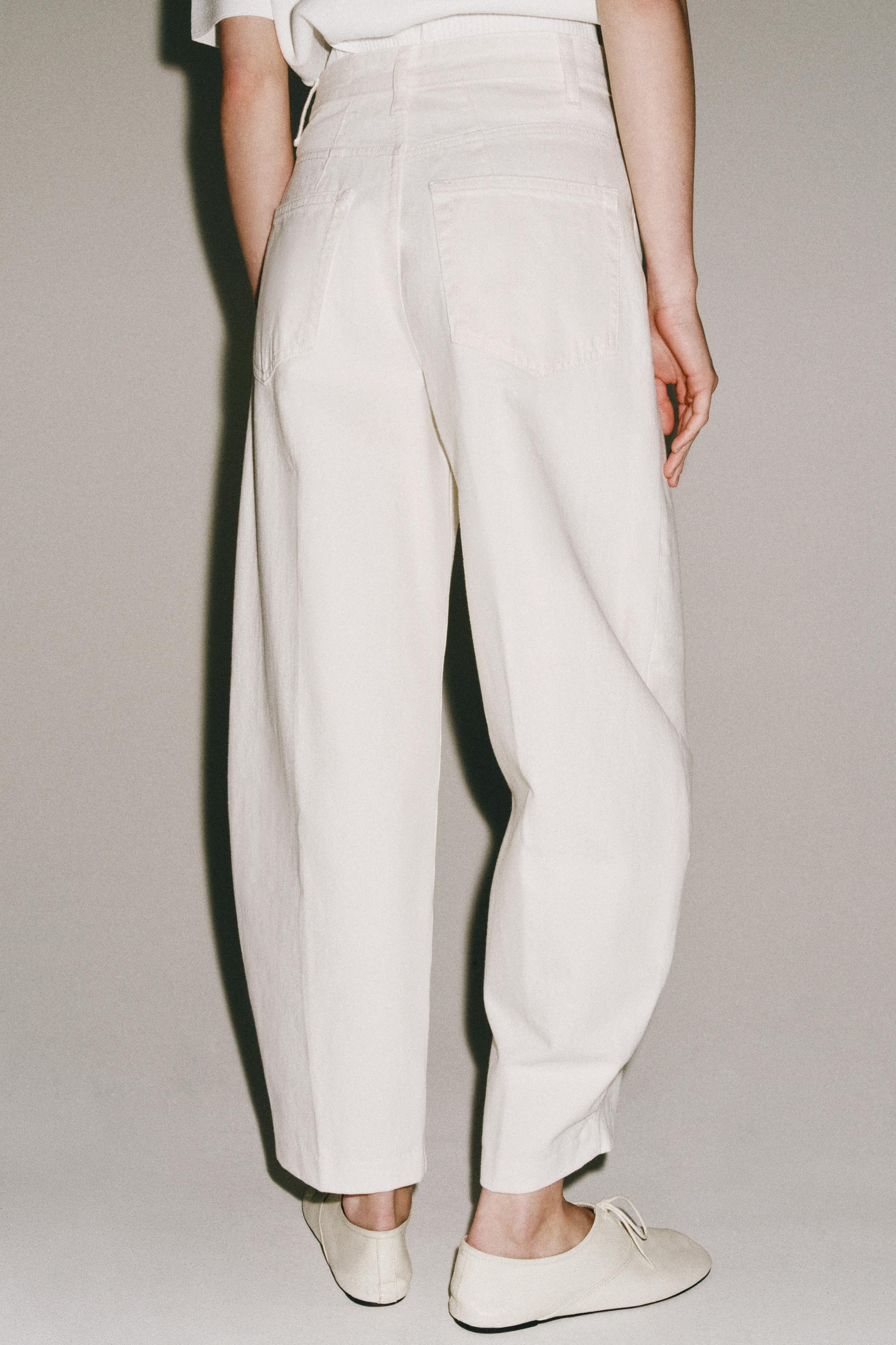 ZW COLLECTION BARREL HIGH-WAIST JEANS | Zara UK