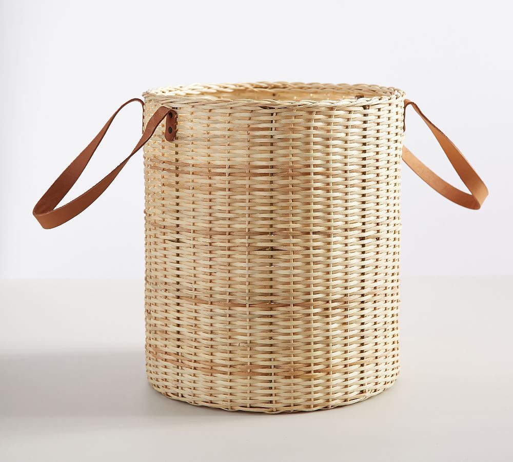 Austin Handwoven Tote Baskets | Pottery Barn (US)