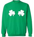 Awkward Styles Shamrocks Sweatshirt Shamrock Green Sweater for St. Patrick's Day Green S | Amazon (US)
