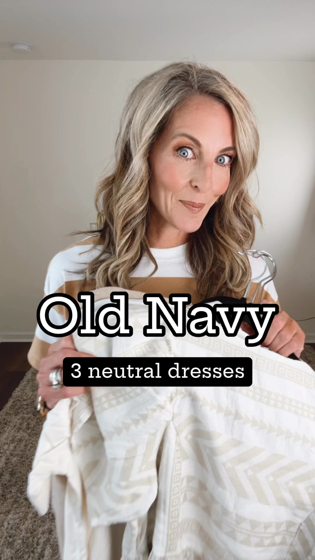 Old Navy summer neutrals - these three dresses are perfect for all of your summer plans. Each have multiple color options and fit true to size. Wearing small in all. 

*** wearing a slip under the shirt dress**
It’s linked here too! ♥️

#LTKStyleTip #LTKWorkwear #LTKOver40